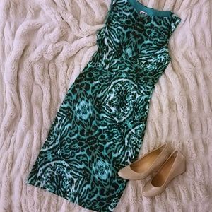 Green Anne Klein Sheath Dress😍